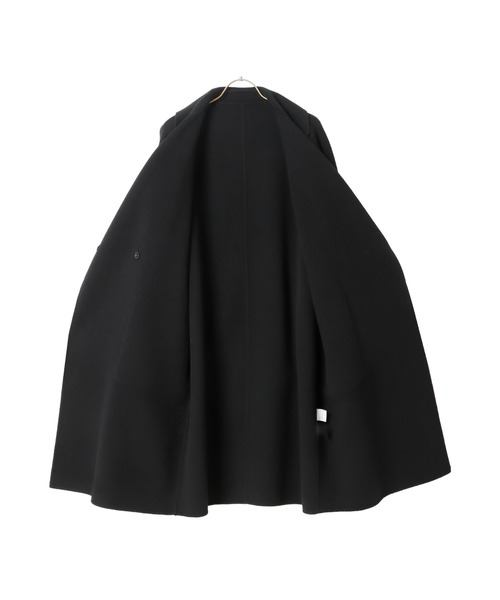 AOYAMA（アオヤマ）の「カシミヤの風合いの良さ、暖かさ、軽さを！【WEB限定】ガウン風リバーコート（ピーコート・レディース・ネイビー/パープル/キャメル/ブラック・L/M）」の14枚目の写真