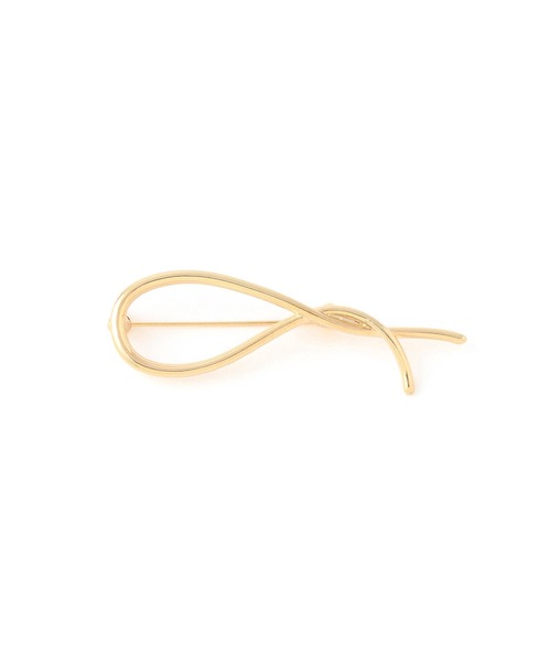 LE CERCLE par rope'（ルセルクルパーロペ）の「ラインクロスブローチ（ブローチ/コサージュ・レディース・シルバー/ゴールド・FREE）」の5枚目の写真