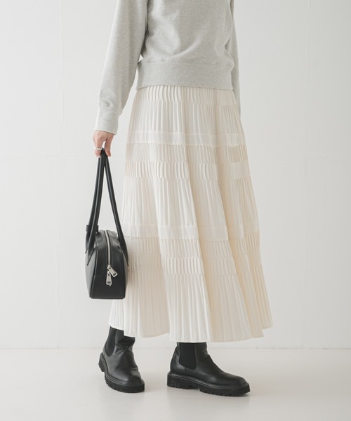 プリーツティアードスカート（スカート）｜URBAN RESEARCH（アーバン