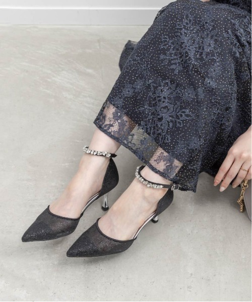 RANDA（ランダ）の「2WAY ラメシアーセパレートパンプス（パンプス・レディース・ベージュ/グレー/ブラック・S/M/L/LL）」の20枚目の写真