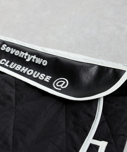 antiqua（アンティカ）の「【STCH】キルティングブランケット（ストール/ショール・レディース・ブラック・ONESIZE）」の18枚目の写真