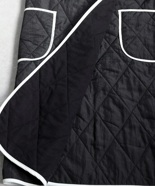 antiqua（アンティカ）の「【STCH】キルティングブランケット（ストール/ショール・レディース・ブラック・ONESIZE）」の20枚目の写真