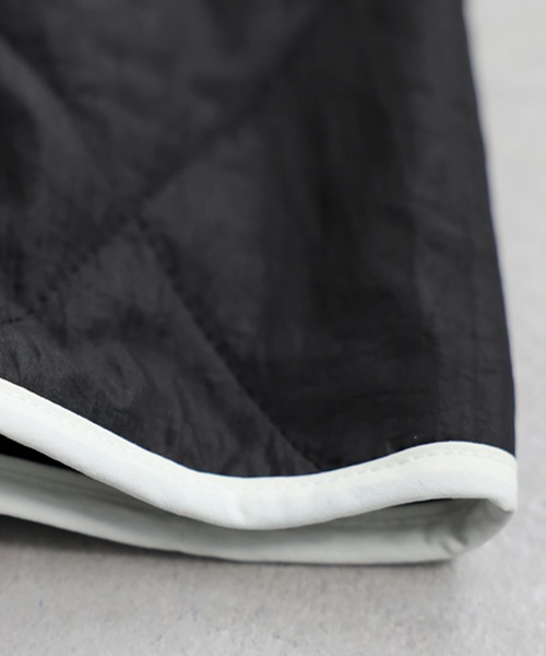 antiqua（アンティカ）の「【STCH】キルティングブランケット（ストール/ショール・レディース・ブラック・ONESIZE）」の21枚目の写真