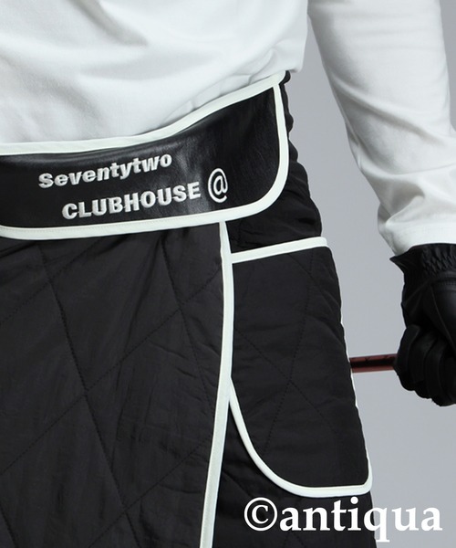 antiqua（アンティカ）の「【STCH】キルティングブランケット（ストール/ショール・レディース・ブラック・ONESIZE）」の14枚目の写真