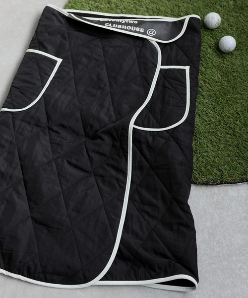 antiqua（アンティカ）の「【STCH】キルティングブランケット（ストール/ショール・レディース・ブラック・ONESIZE）」の16枚目の写真