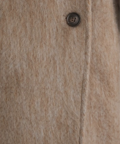 ANGIE（アンジー）の「マルチWAY シャギーミドルコート（ピーコート・レディース・グレー/杢グレー/ブラウン/ベージュ・FREE）」の6枚目の写真