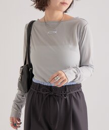 mystic | ラメチュールプルオーバー(Tシャツ/カットソー)