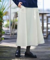 Dessin | メルトンジャージフレアスカート(スカート)