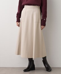 Dessin（デッサン）の「メルトンジャージフレアスカート（スカート）」