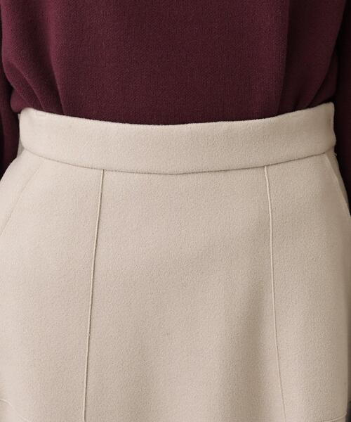 Dessin（デッサン）の「メルトンジャージフレアスカート（スカート・レディース・ホワイト系/ブラック/ブラウン系その他/ナチュラル・00/01/02/03）」の12枚目の写真