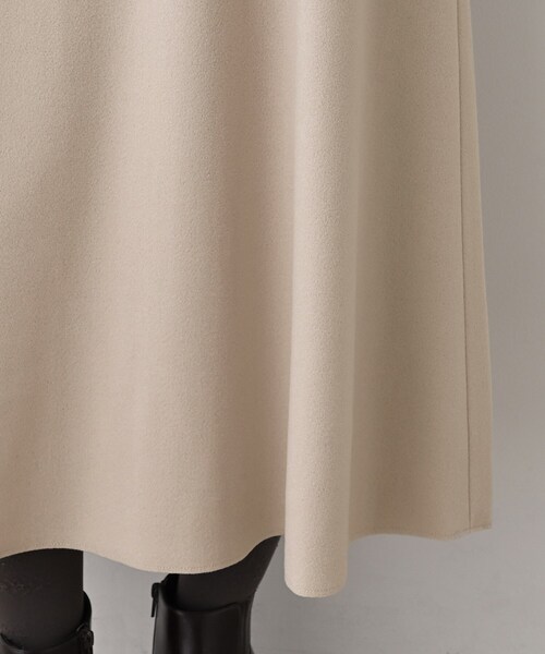 Dessin（デッサン）の「メルトンジャージフレアスカート（スカート・レディース・ホワイト系/ブラック/ブラウン系その他/ナチュラル・00/01/02/03）」の16枚目の写真