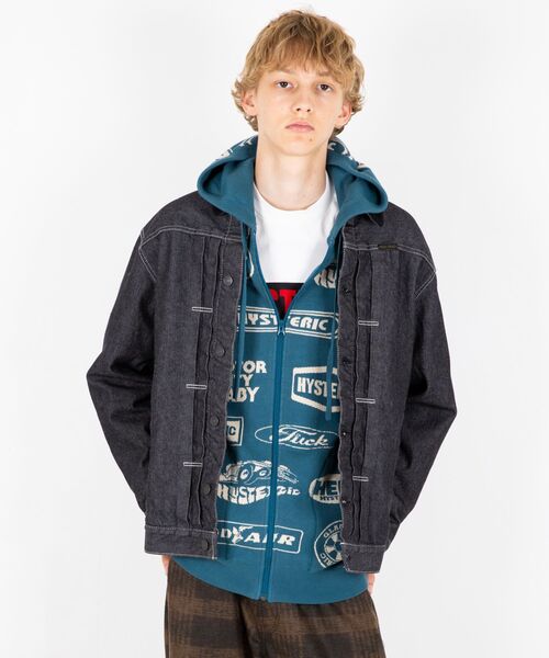 ボアデニムジャケット（デニムジャケット）｜HYSTERIC GLAMOUR