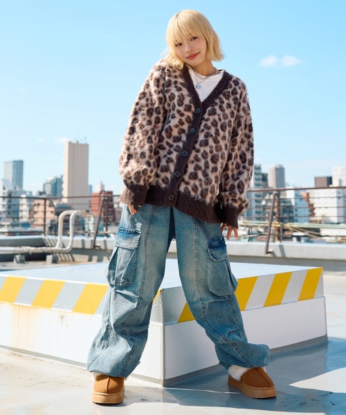 セール】【LTXC】シャギーオーバーカーディガン（カーディガン/ボレロ