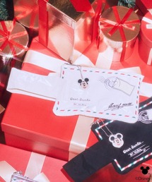 Disney（ディズニー）の「Disney/ミッキーチャーム付きレターモチーフポーチ（ポーチ）」