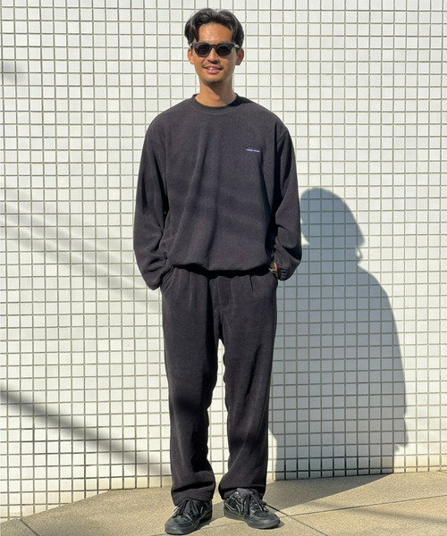 THOUSAND MILE(サウザンドマイル)の「【THOUSAND MILE】KNIT FREECE BELT PANTS(その他パンツ・メンズ・ブラック・MEDIUM/LARGE/X-LARGE)」の3枚目の写真