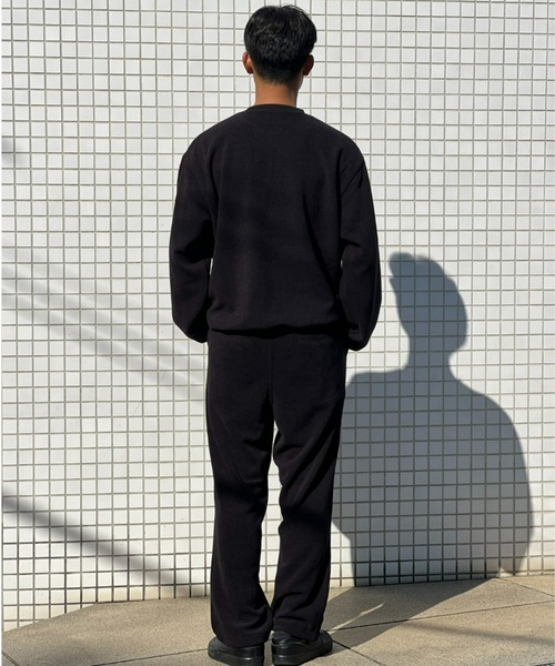 THOUSAND MILE(サウザンドマイル)の「【THOUSAND MILE】KNIT FREECE BELT PANTS(その他パンツ・メンズ・ブラック・MEDIUM/LARGE/X-LARGE)」の4枚目の写真