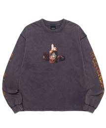 FIRE BARREL LS T-SHIRT (PURPLE)