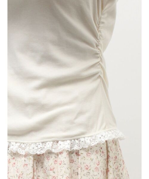 merry jenny（メリージェニー）の「romantic frill tops（Tシャツ/カットソー・レディース・チャコールグレー/ミント/アイボリー・FREE）」の11枚目の写真