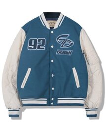 GUBIN（グビン）の「キルティングポイントバスティジャケット - ブルー（スタジャン）」