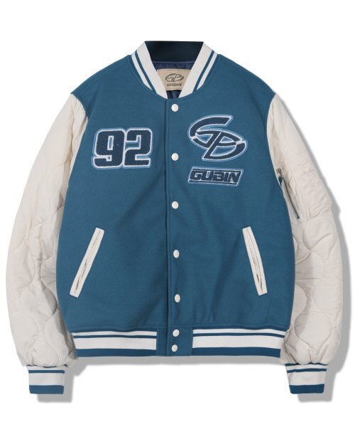 GUBIN(グビン)の「キルティングポイントバスティジャケット - ブルー(スタジャン・レディース・その他・MEDIUM/LARGE)」の1枚目の写真