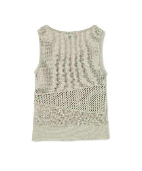 MILLO WOMEN(ミロウーマン)の「ミックスドニットスリーブレス【イエローグリーン】(Tシャツ/カットソー・レディース・その他・SMALL/MEDIUM)」の3枚目の写真