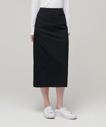 レディースハイウエストロングスカート[ブラック]