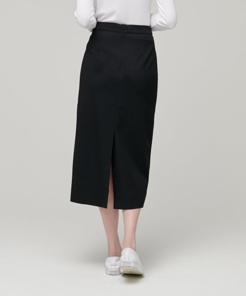 MUSINSA STANDARD WOMAN（ムシンサスタンダードウーマン）の「レディースハイウエストロングスカート[ブラック]（スカート・レディース・その他・SMALL/MEDIUM/LARGE/X-SMALL）」の2枚目の写真