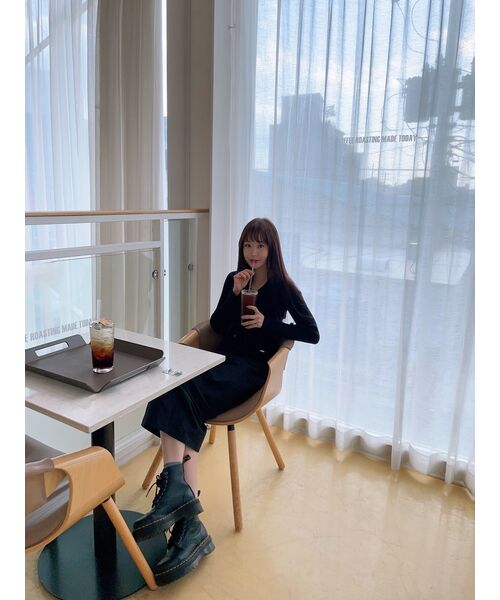 MUSINSA STANDARD WOMAN（ムシンサスタンダードウーマン）の「レディースハイウエストロングスカート[ブラック]（スカート・レディース・その他・SMALL/MEDIUM/LARGE/X-SMALL）」の8枚目の写真