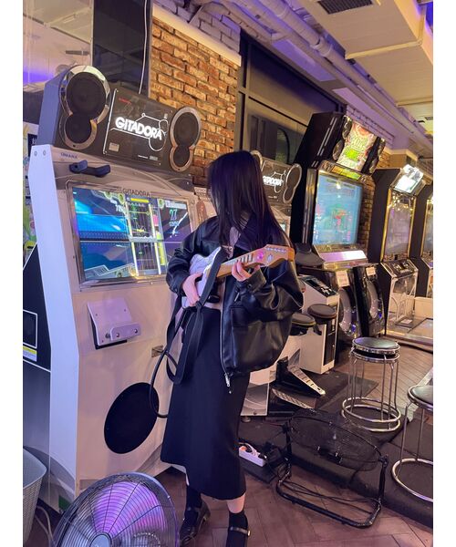 MUSINSA STANDARD WOMAN（ムシンサスタンダードウーマン）の「レディースハイウエストロングスカート[ブラック]（スカート・レディース・その他・SMALL/MEDIUM/LARGE/X-SMALL）」の9枚目の写真
