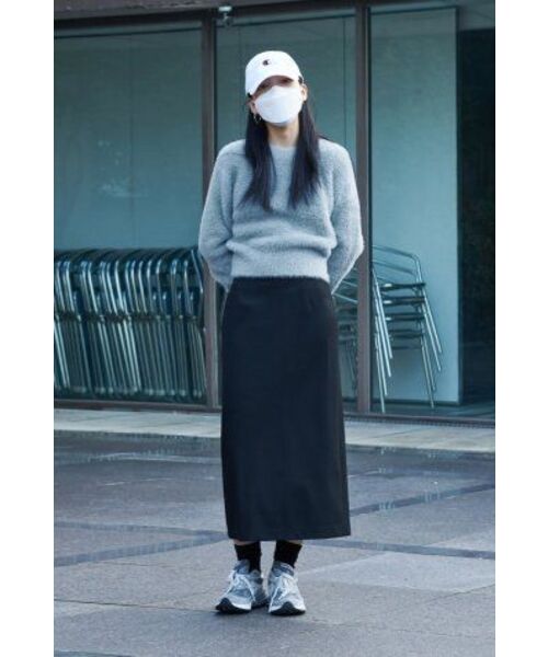 MUSINSA STANDARD WOMAN（ムシンサスタンダードウーマン）の「レディースハイウエストロングスカート[ブラック]（スカート・レディース・その他・SMALL/MEDIUM/LARGE/X-SMALL）」の14枚目の写真