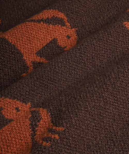 BALLAST ARK（バラストアーク）の「BALLAST ARK / バラストアーク：Gallop Knit：BA12-K001[AST]（ニット/セーター・メンズ・ブラウン系その他/アイボリー/ブラウン・L/M）」の22枚目の写真