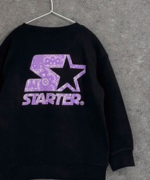 STARTER（スターター）の「【STARTER/スターター】　綿タッチ　裏起毛　ピリング防止加工　バックプリント　オーバーサイズトレーナー（スウェット）」