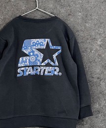 STARTER（スターター）の「【STARTER/スターター】　綿タッチ　裏起毛　ピリング防止加工　バックプリント　オーバーサイズトレーナー（スウェット）」
