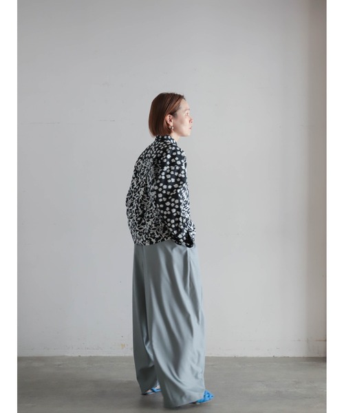 FIL DE FER（フィルデフェール）の「TRツイル　カーブドロストパンツ（その他パンツ・レディース・ベージュ/グレー・FREE）」の16枚目の写真