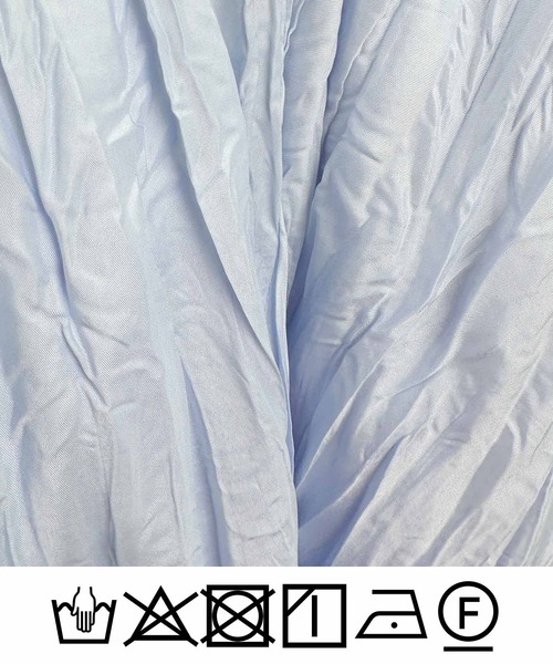 Lo-Fi(ローファイ)の「シワ加工プリーツスカート(スカート・レディース・ラベンダー/サックスブルー・M)」の11枚目の写真