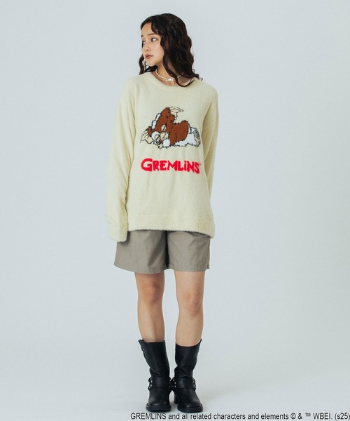 ROSE BUD(ローズバッド)の「(ROSE BUD LIMITED)GREMLINS SHAGGY KNIT(ニット/セーター・レディース・オフホワイト/ブラック・ONE SIZE)」の15枚目の写真
