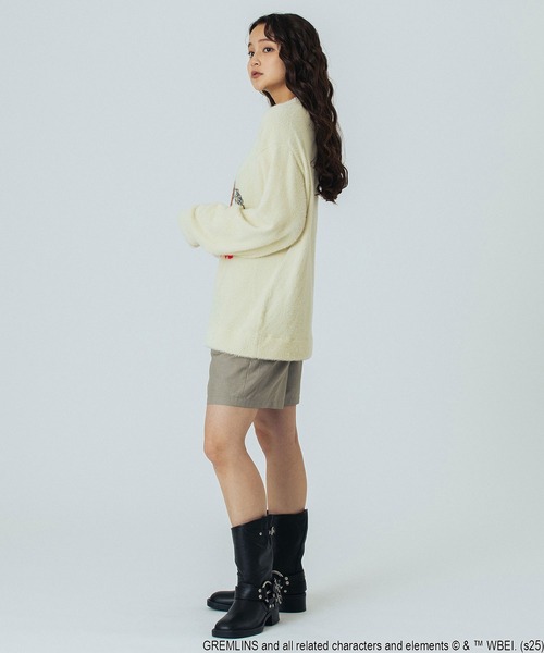 ROSE BUD(ローズバッド)の「(ROSE BUD LIMITED)GREMLINS SHAGGY KNIT(ニット/セーター・レディース・オフホワイト/ブラック・ONE SIZE)」の18枚目の写真