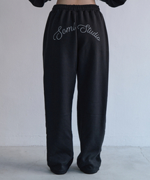5OML（オーオーエムエル）の「レタリングホットフィックススウェットパンツブラック（スウェットパンツ）」