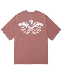 KTPP0179 カスタムカン ピグメント 半袖Tシャツ - ピンク