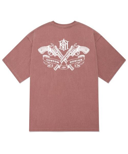 KAN6312(カン6312)の「KTPP0179 カスタムカン ピグメント 半袖Tシャツ - ピンク(Tシャツ/カットソー・メンズ・その他・LARGE/X-LARGE/MEDIUM)」の1枚目の写真