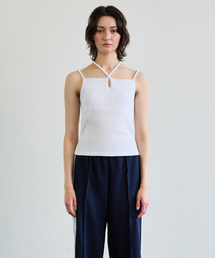 WINSOME BUSTIER SLEEVELESS / WHITE