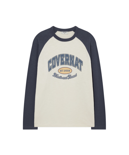 COVERNAT(カバーナット)の「スラブラグランアーチロゴロングスリーブネイビー(Tシャツ/カットソー・レディース・その他・LARGE/X-LARGE/SMALL/MEDIUM)」の3枚目の写真