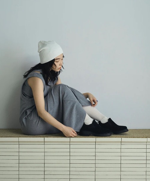 merrylatte(メリーラテ)の「layered sweat onepiece(ワンピース・レディース・グレー・FREE)」の4枚目の写真