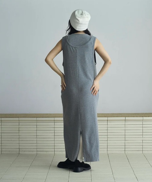 merrylatte(メリーラテ)の「layered sweat onepiece(ワンピース・レディース・グレー・FREE)」の9枚目の写真