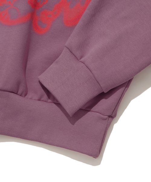suade（スエード）の「AIRBRUSH DOG CROP CREWNECK [PINK]（スウェット・レディース・その他・MEDIUM/SMALL）」の5枚目の写真
