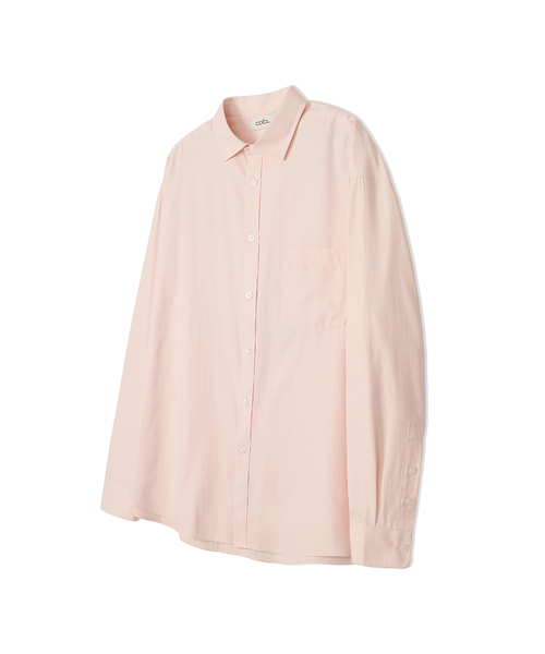 COSTUME O’CLOCK(コスチュームオクロック)の「ヘリンボーンロングスリーブシャツ9COLOR COOSSH186(シャツ/ブラウス・レディース・ネイビー/チャコール/ラベンダー/イエロー/ホワイト/シャーベット/グレー/ブラック/スカイブルー・SMALL/LARGE/MEDIUM)」の9枚目の写真