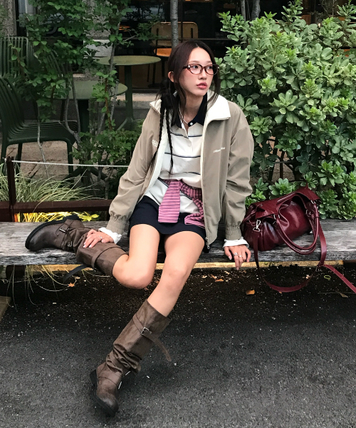MENASOO(ミナス)の「Menasoo Made Corduroy Nylon Jacket_Beige(ナイロンジャケット・レディース・Beige・SMALL/MEDIUM)」の3枚目の写真