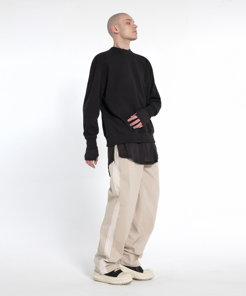 DGNAK(ディグナク)の「パネルCNワイドパンツ(ベージュ)_PE1PA0606(スウェットパンツ・メンズ・その他・SMALL/LARGE/MEDIUM)」の4枚目の写真