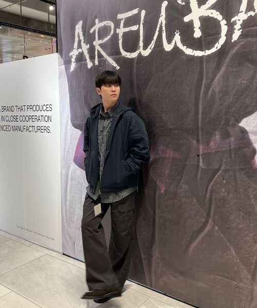 AREUBAN(アルバン)の「エコチェックシャツ_エコグレー(シャツ/ブラウス・メンズ・ミックスグレー・2/4/3)」の4枚目の写真