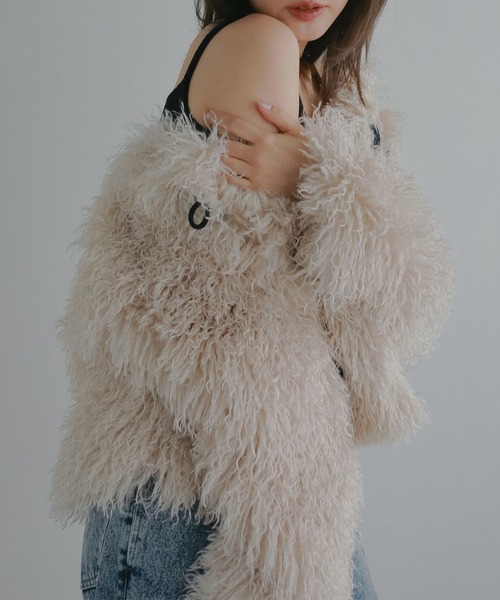 N WITH.（エヌウィズ）の「ファーダッフルコート（ダッフルコート・レディース・ブラウン/アイボリー・FREE）」の12枚目の写真